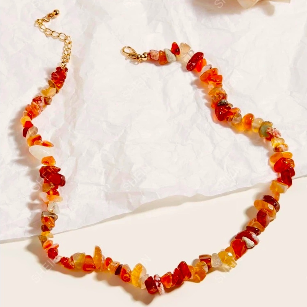 Fairycore Stone Beaded Necklace